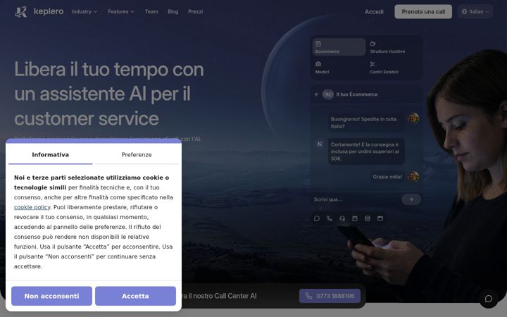 Screenshot of keplero.ai