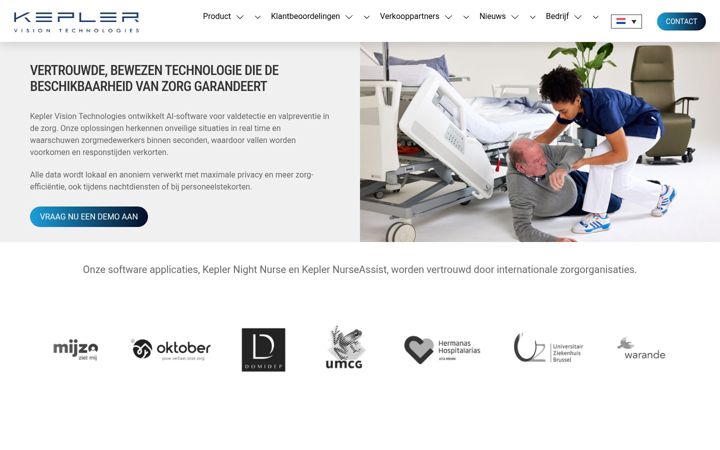 Screenshot of keplervision.eu