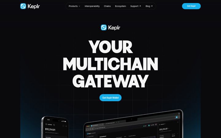 Skærmbillede af keplr.app