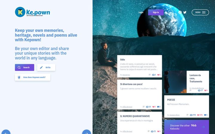 Screenshot of kepown.com