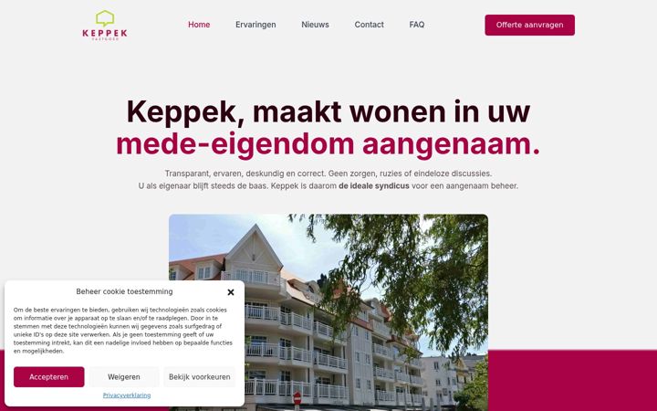 Screenshot of keppek.be