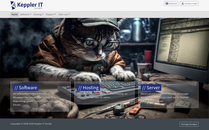 Screenshot of keppler-it.de
