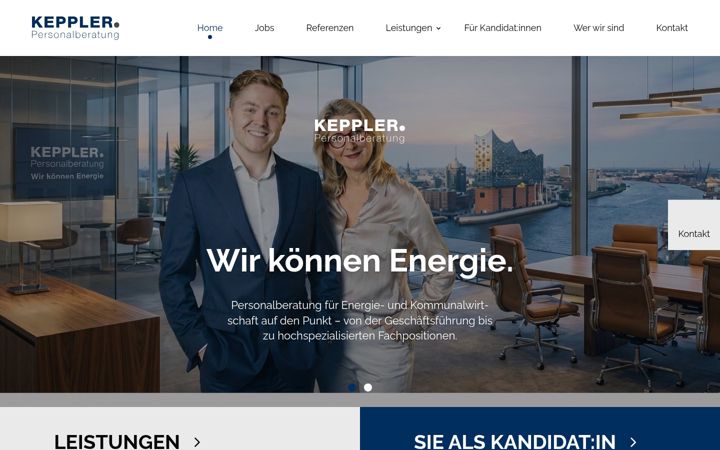 Ekrano kopija keppler-personalberatung.de