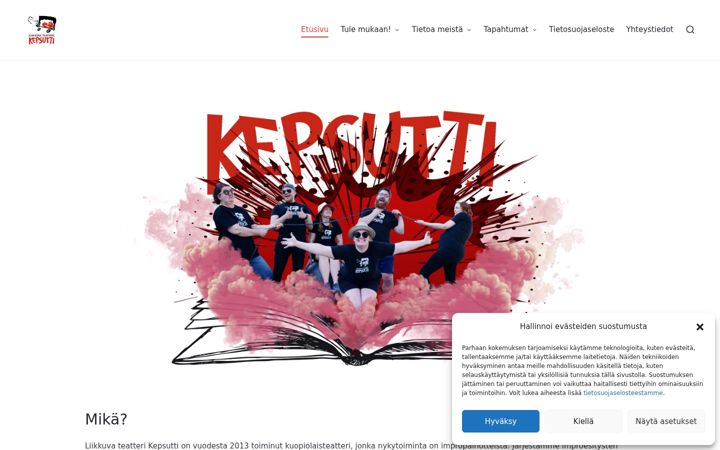 Screenshot of kepsutti.fi