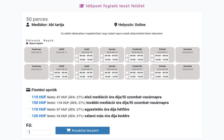 Screenshot of kepzesform.hu