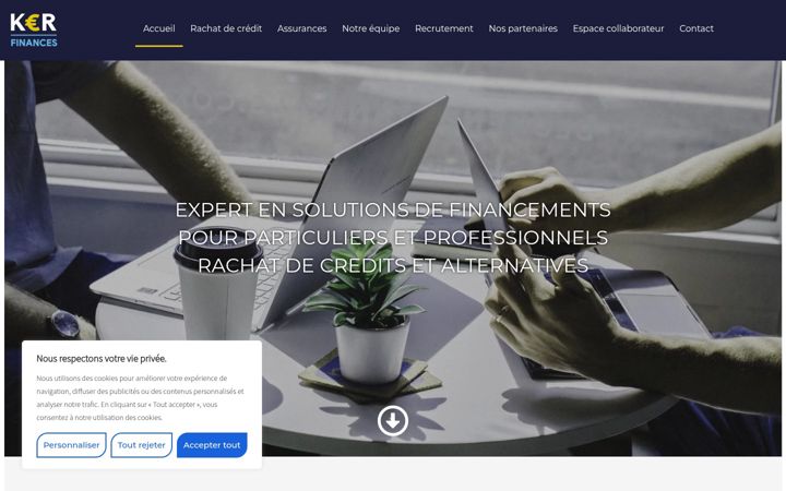 Screenshot of ker-finances.fr