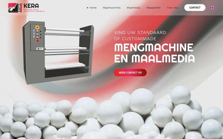 Screenshot of kera-online.nl