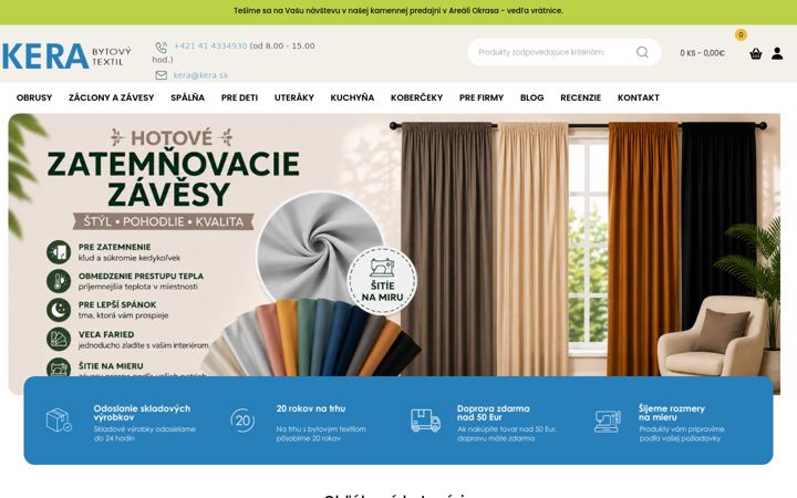 Screenshot of kera.sk