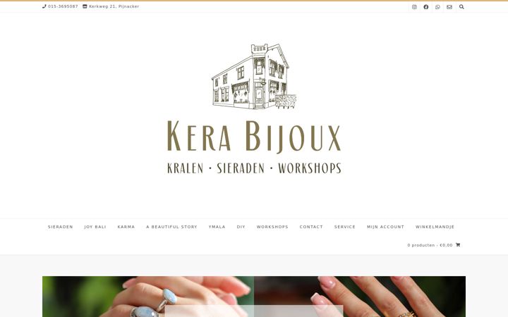 Screenshot of kerabijoux.com