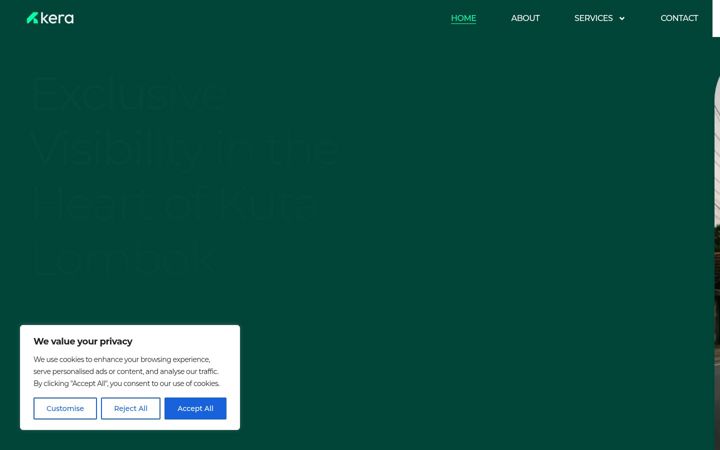 Screenshot of keradvertising.com