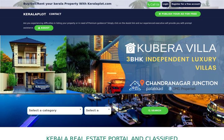 Screenshot of keralaplot.com