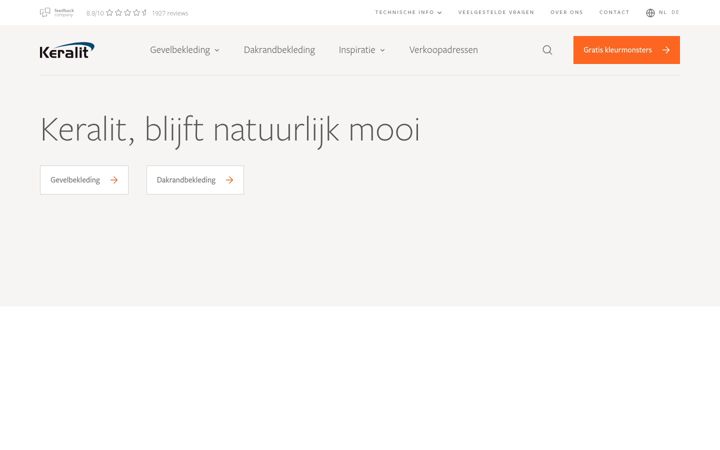 Screenshot of keralit.nl