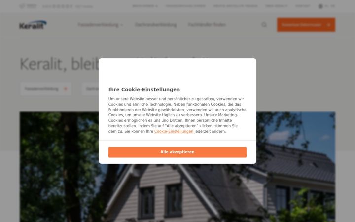 Screenshot of keralitpaneele.de