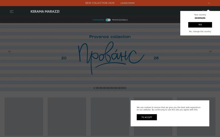 Screenshot of kerama-marazzi.com