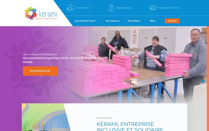 Screenshot of kerami.fr