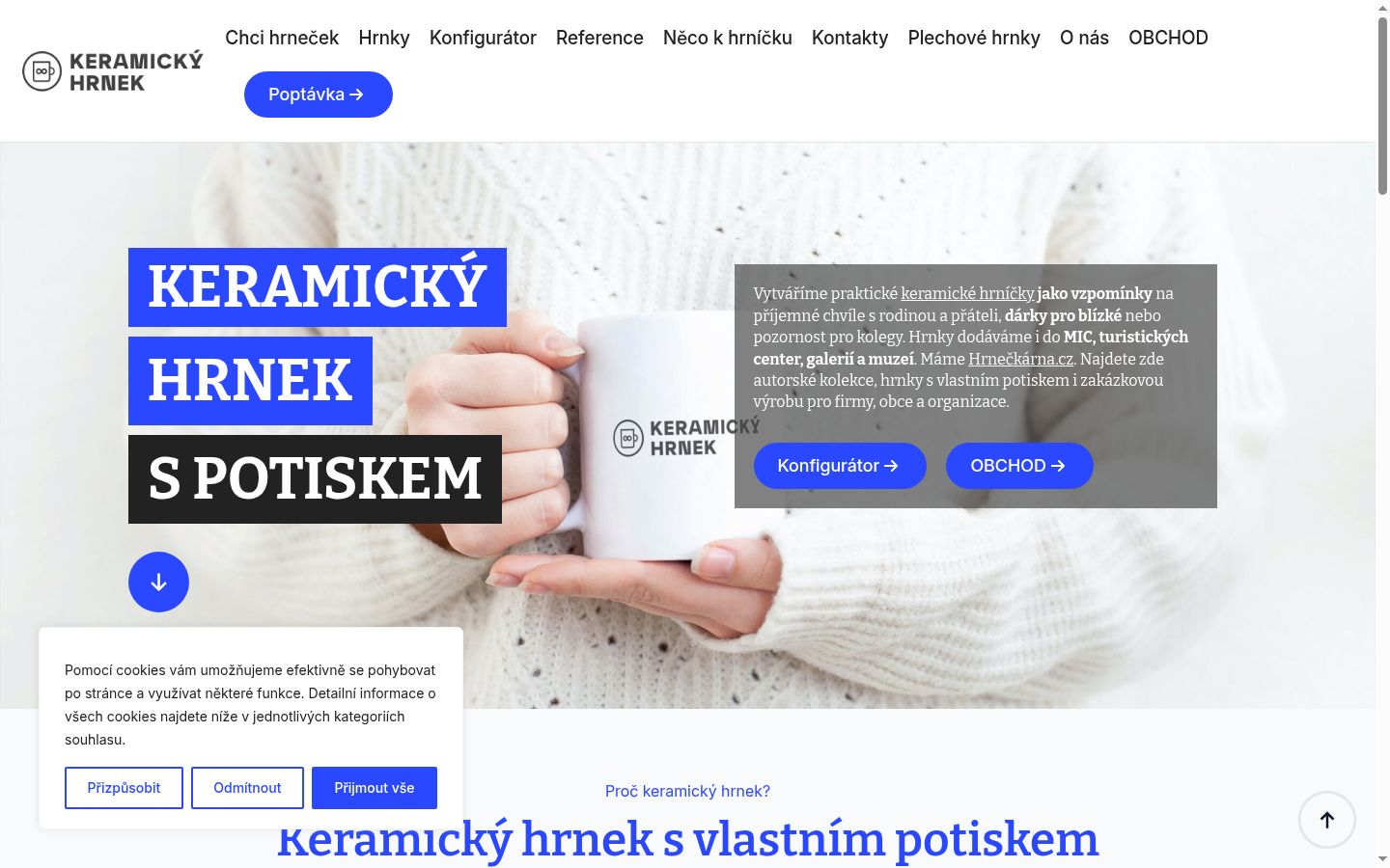 Skjermbilde av samtykkebanneret slik det vises før noen interaksjon