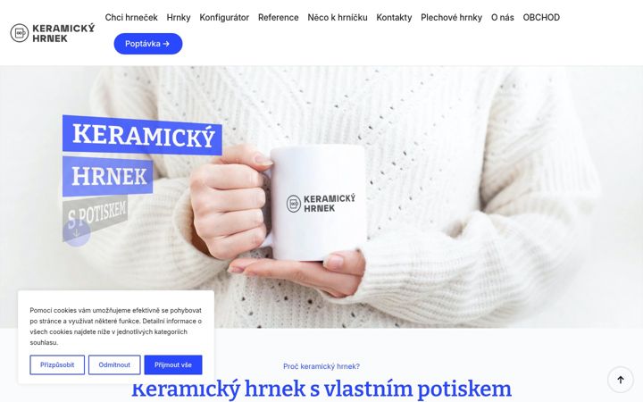 Screenshot of keramickyhrnek.cz