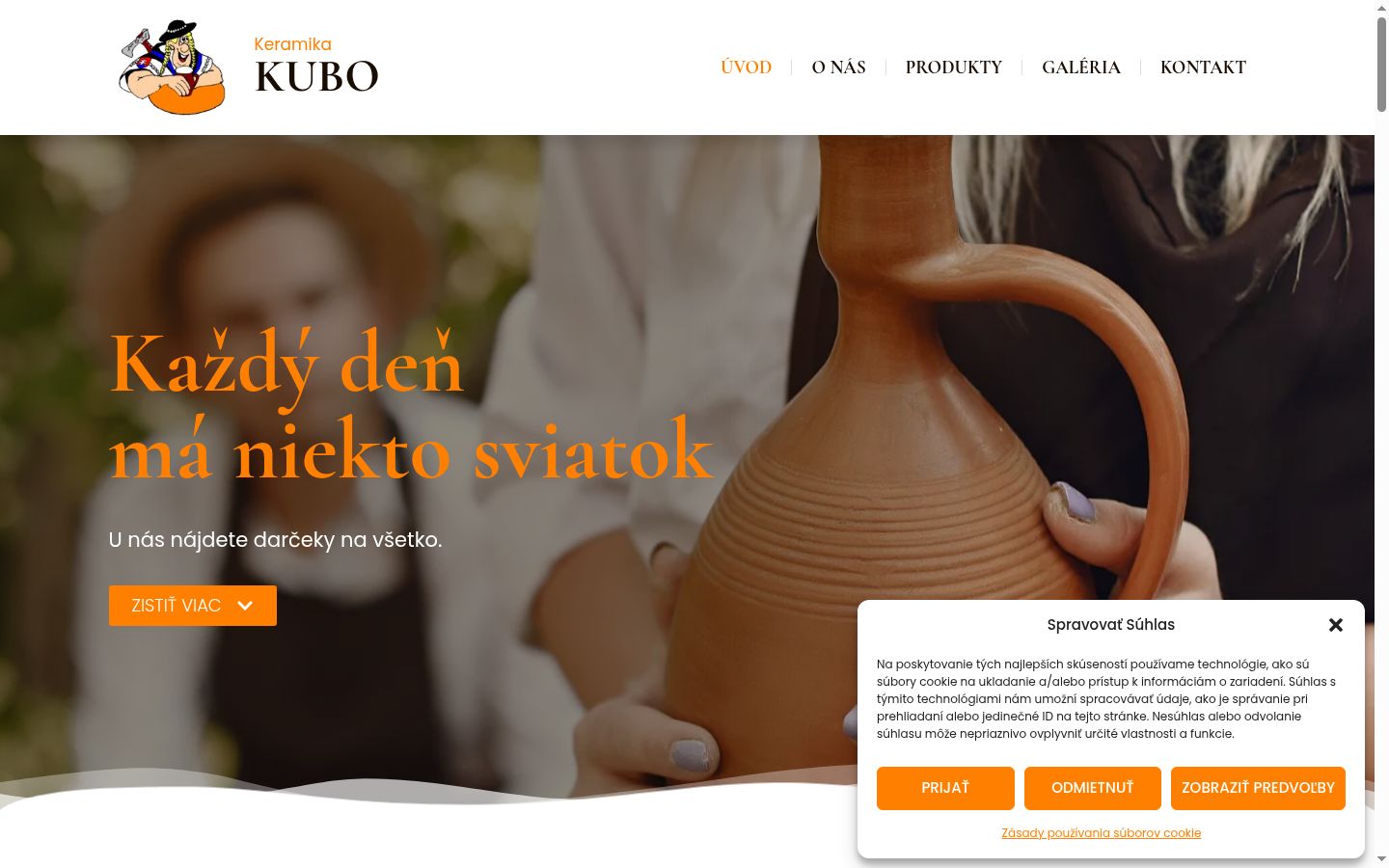 Ekrānuzņēmums ar piekrišanas baneri, kas tika rādīts pirms jebkādas mijiedarbības