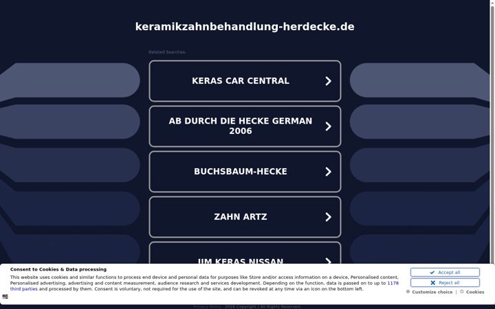 Screenshot of keramikzahnbehandlung-herdecke.de