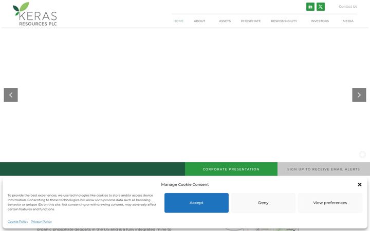 Screenshot of kerasplc.com