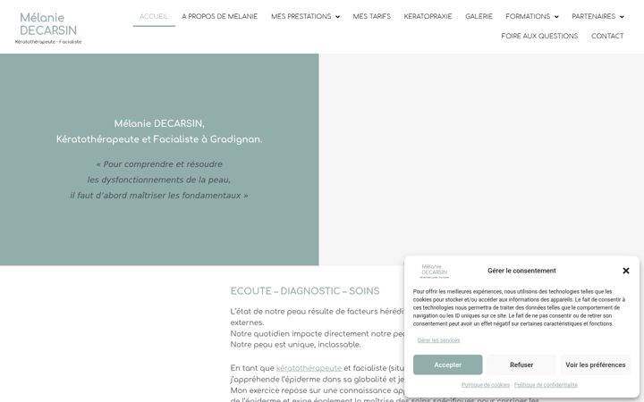 Screenshot of keratotherapeute-bordeaux.com