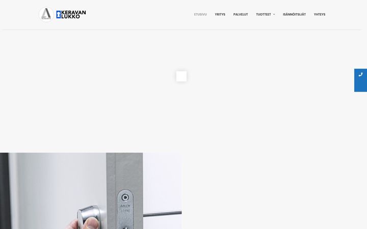 Screenshot of keravanlukko.fi