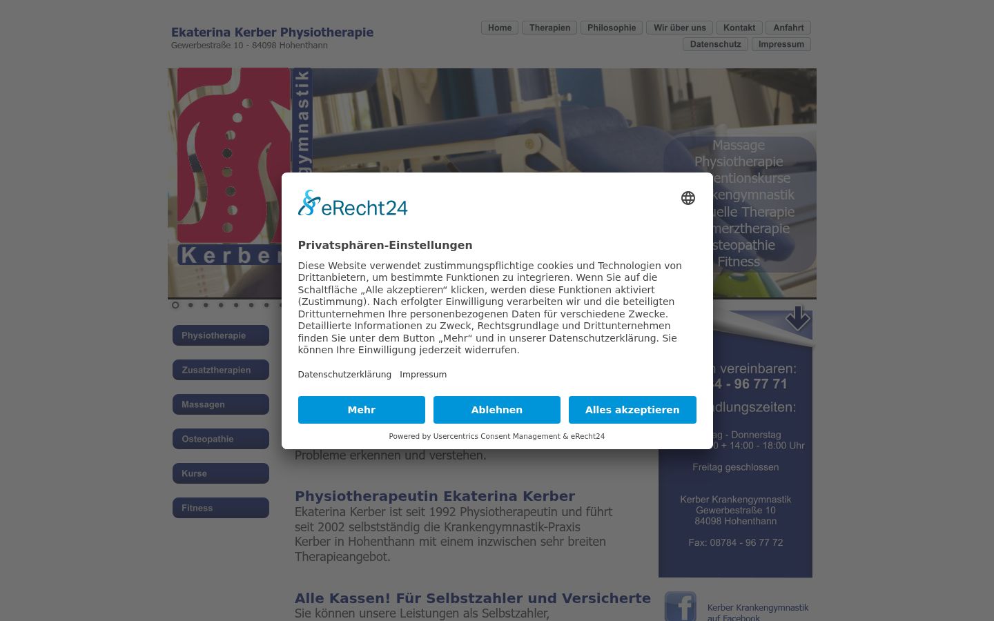 Snímek obrazovky baneru souhlasu zobrazeného před jakoukoli interakcí