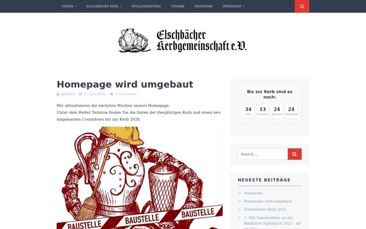 Screenshot of kerbgemeinschaft.de