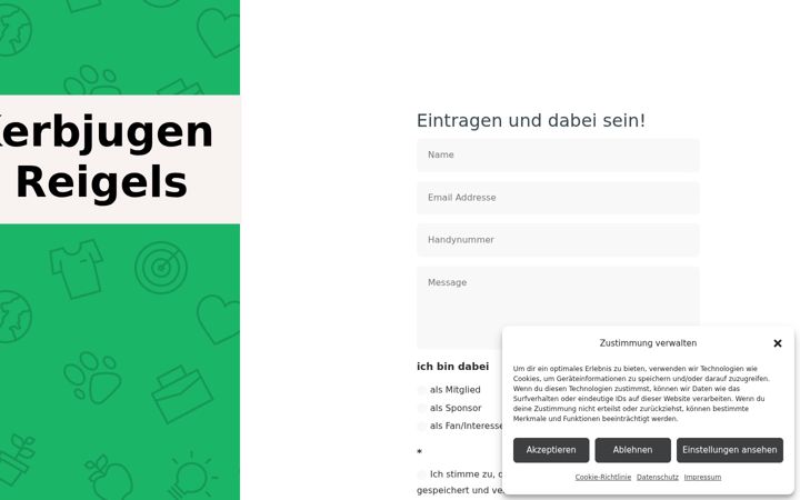 Screenshot of kerbjugend-reigels.de