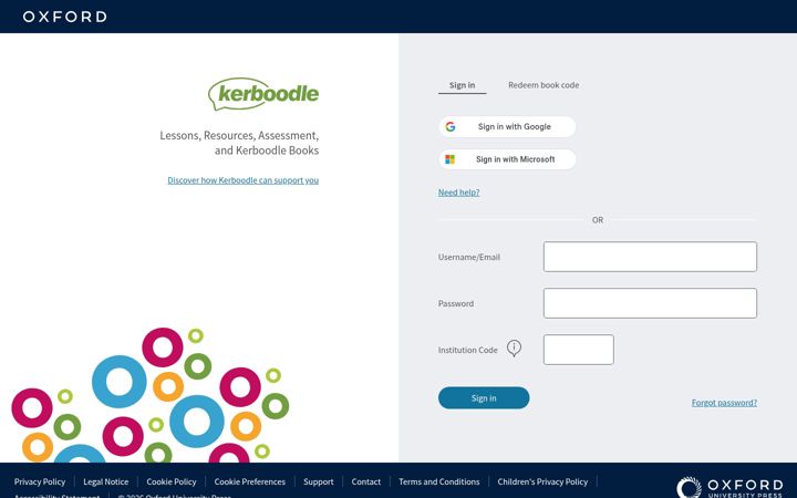Screenshot of kerboodle.com