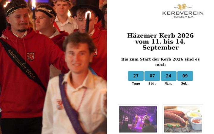 Screenshot of kerbverein-hoazem.de