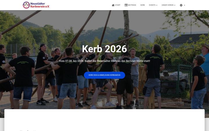 Screenshot of kerbverein-neustadt.de