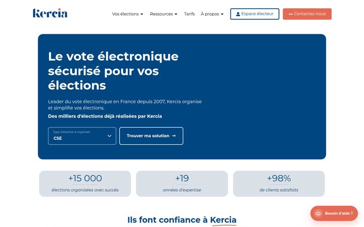 Screenshot of kercia.com