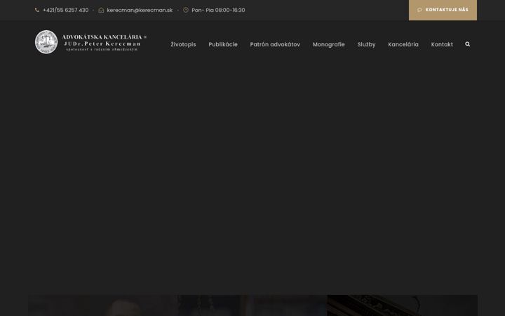 Screenshot of kerecman.sk