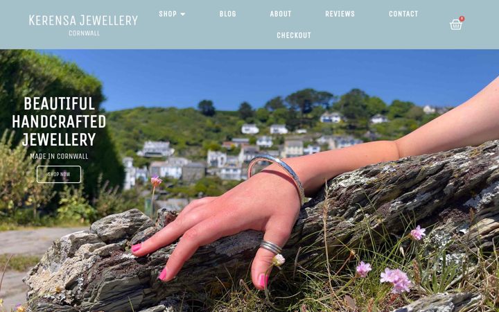 Screenshot of kerensajewellery.com