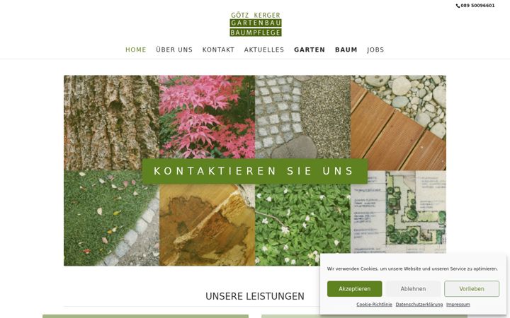 Screenshot of kerger-gartenbau.de