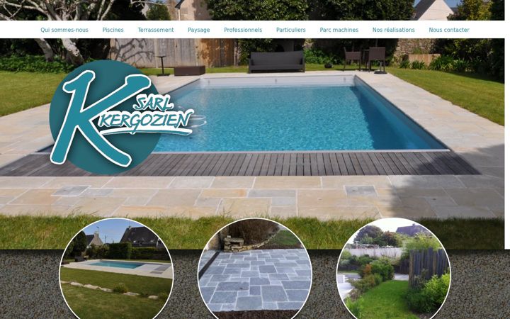 Screenshot of kergozien-piscines.fr
