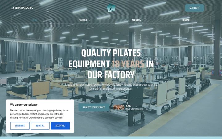 Screenshot of kerispilates.com