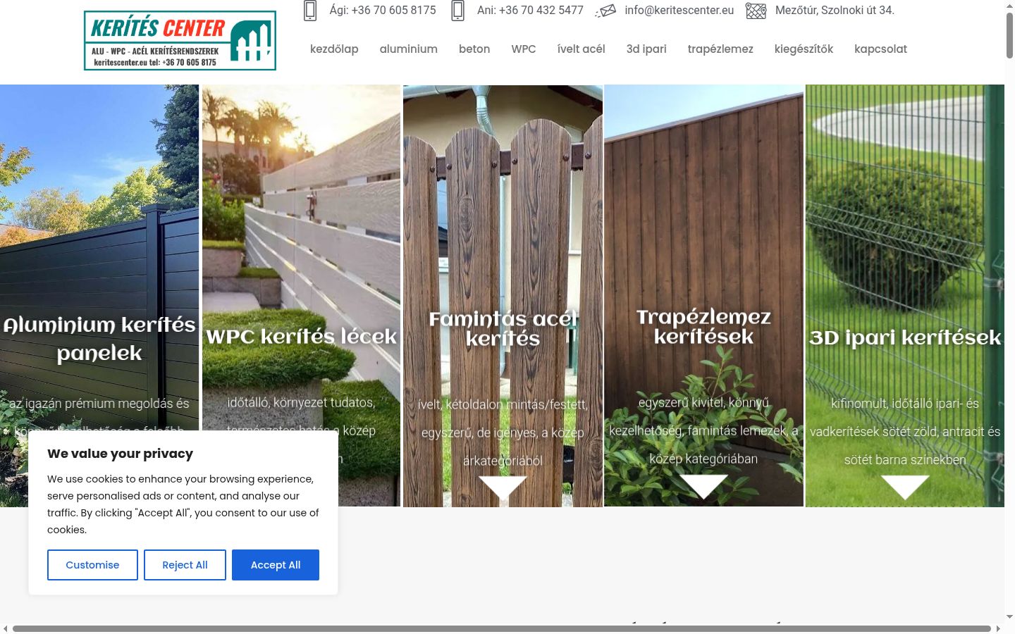 Screenshot tal-banner tal-kunsens muri qabel kwalunkwe interazzjoni