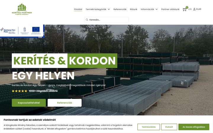 Screenshot of keritespartner.hu