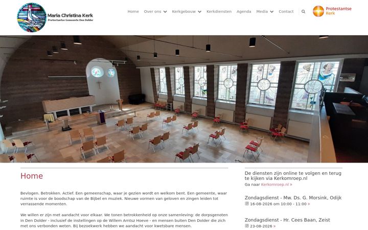 Screenshot of kerkdendolder.nl