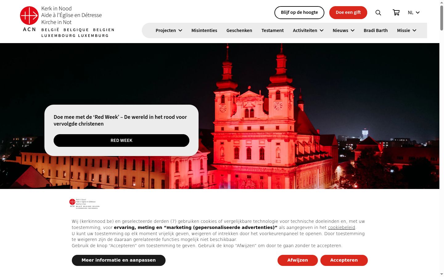 Screenshot tal-banner tal-kunsens muri qabel kwalunkwe interazzjoni