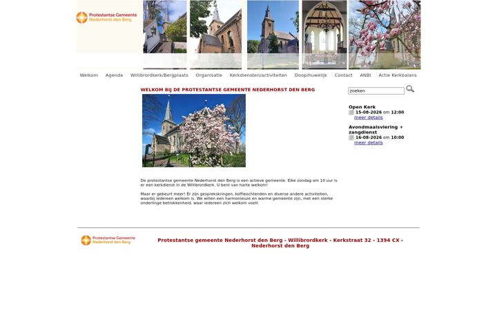 Screenshot of kerkopdeberg.nl
