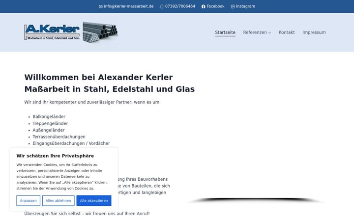 Screenshot of kerler-massarbeit.de