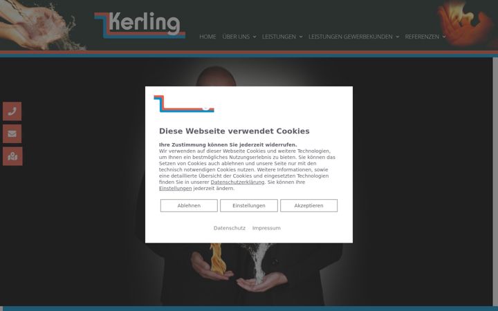 Screenshot of kerling.info