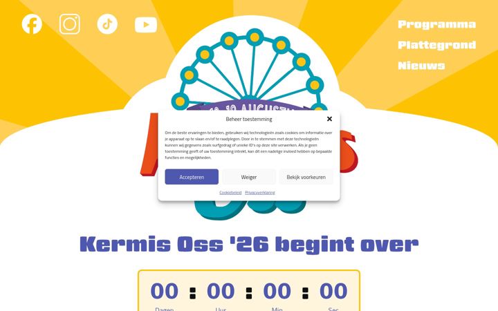 Screenshot of kermisoss.com