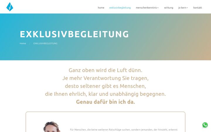 Screenshot of kern-coaching.com