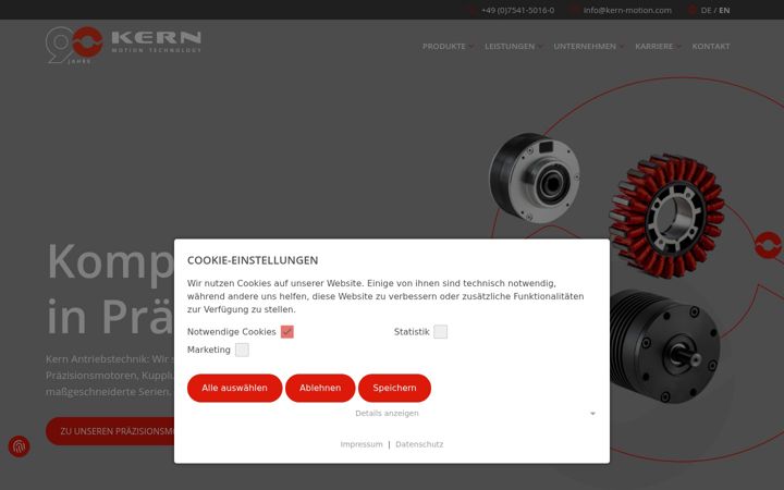 Screenshot of kern-motion.de