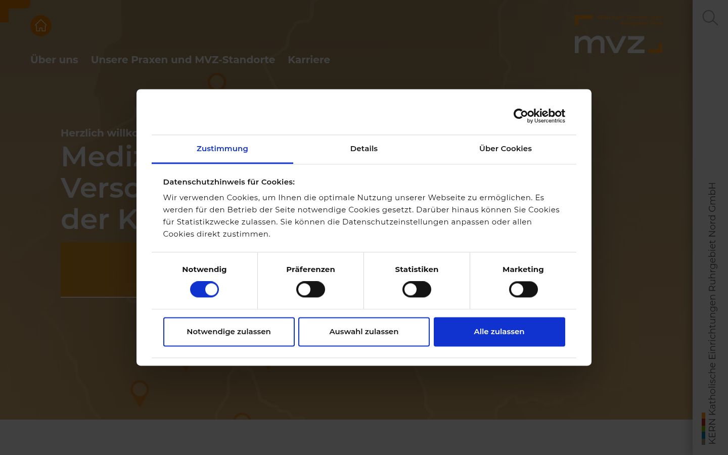 Screenshot tal-banner tal-kunsens muri qabel kwalunkwe interazzjoni