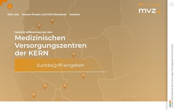 Screenshot of kern-mvz.de